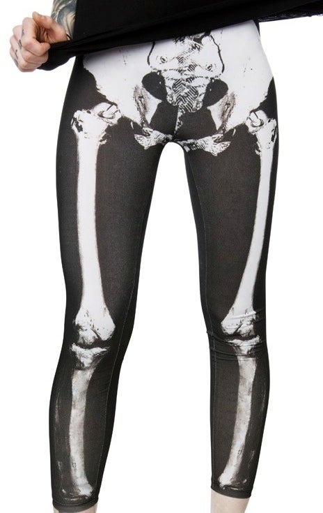 Day of the Dead Skeleton Bone X-Ray Leggings – EL MERCADO y Mas