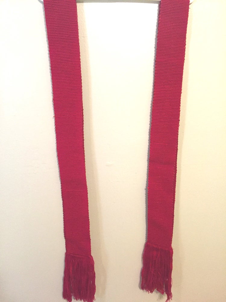 Red Fajas/ Woven Belts
